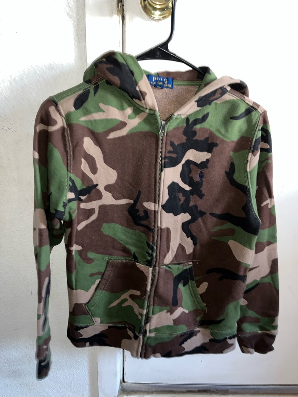 Polo Ralph Lauren Woodland Army Camo Hoodie Jacket